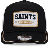 New Era Men's New Orleans Saints Embroidered Patch Golfer Cap