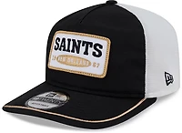 New Era Men's New Orleans Saints Embroidered Patch Golfer Cap