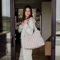 Katydid Quilted Tote Bag