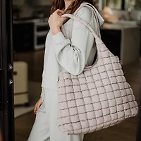 Katydid Quilted Tote Bag