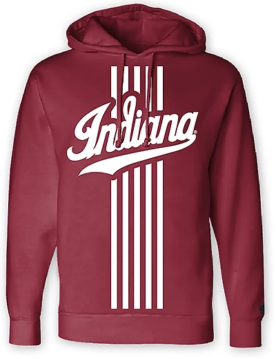 Something Inked Men's Indiana University Candy Stripe Pocketless Cord Hoodie