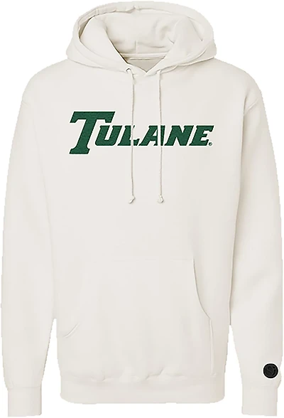 Something Inked Men's Tulane University Chenille Mascot Arch Back Hoodie