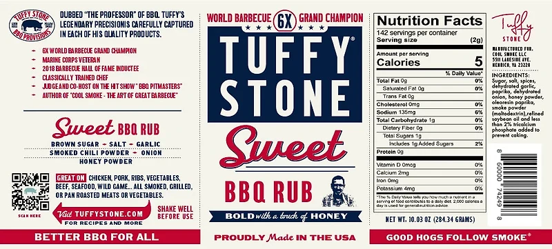 Tuffy's Sweet BBQ Rub