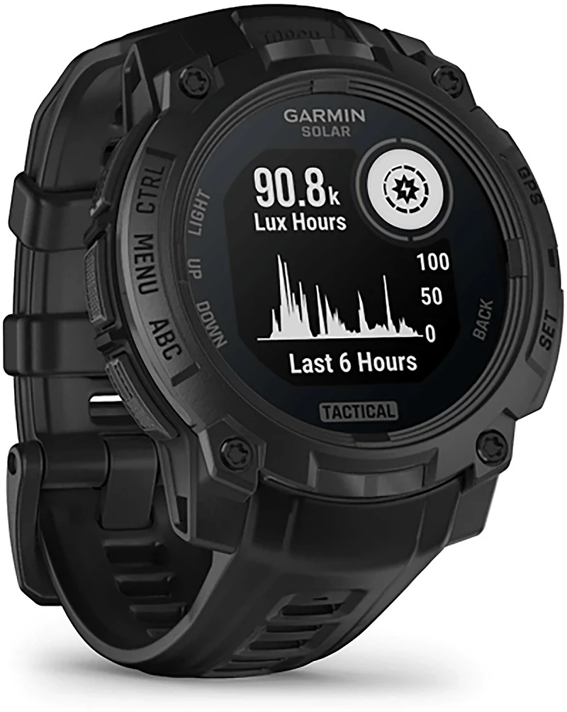 Garmin Instinct 3 45mm Tactical Solar Watch