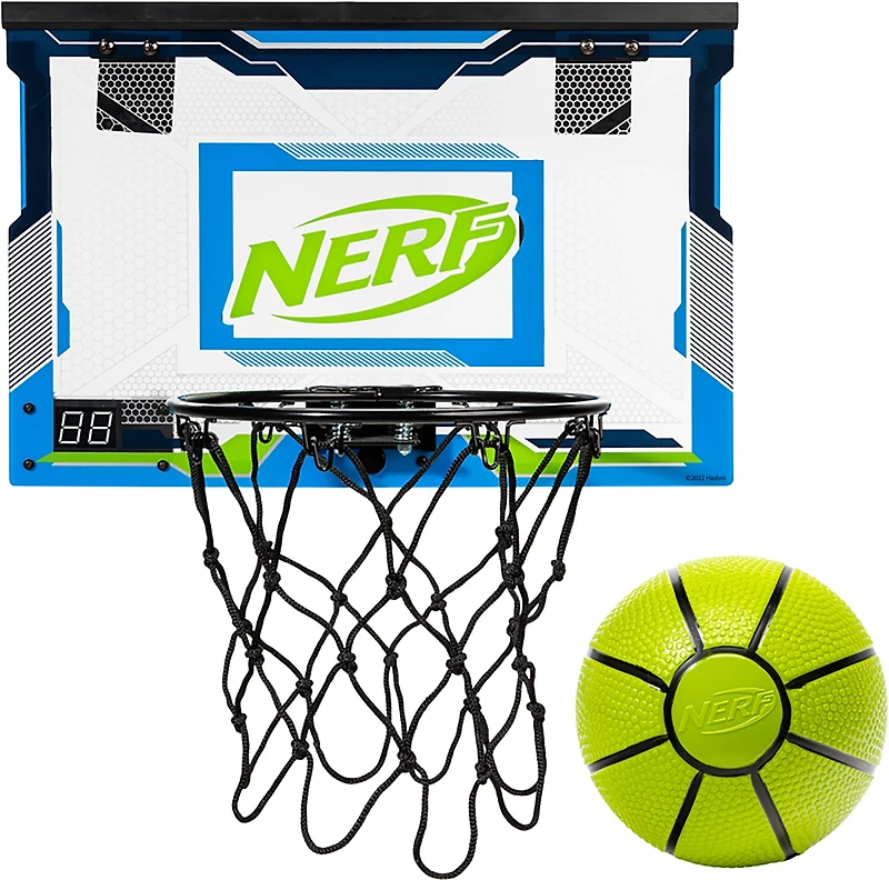NERF LED Over-the-Door Mini Basketball Hoop