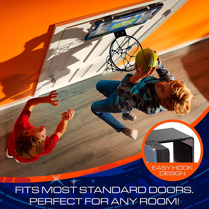 NERF LED Over-the-Door Mini Basketball Hoop