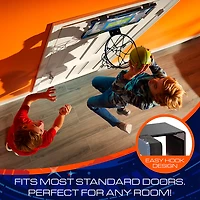 NERF LED Over-the-Door Mini Basketball Hoop