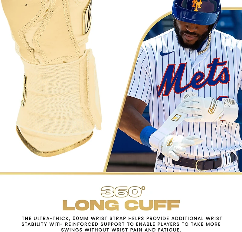 Franklin Adult MLB Infinite Series Power Strap Batting Gloves