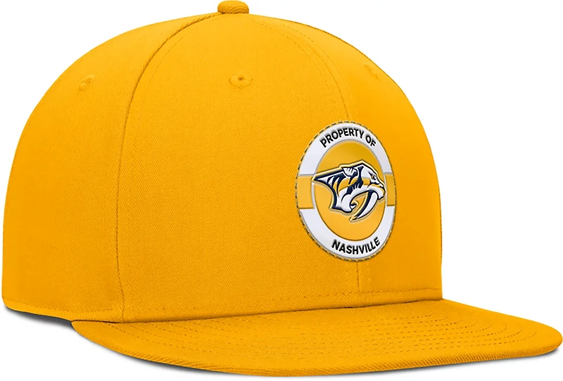 Fanatics Predators Train Flat Brim Snapback Cap