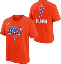 Nike Boys' Oklahoma City Thunder Chet Holmgren Statement N&N T-shirt