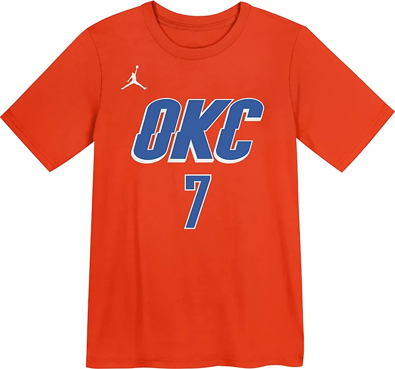 Jordan Boys' Oklahoma City Thunder Holmgren Statement N&N T-shirt