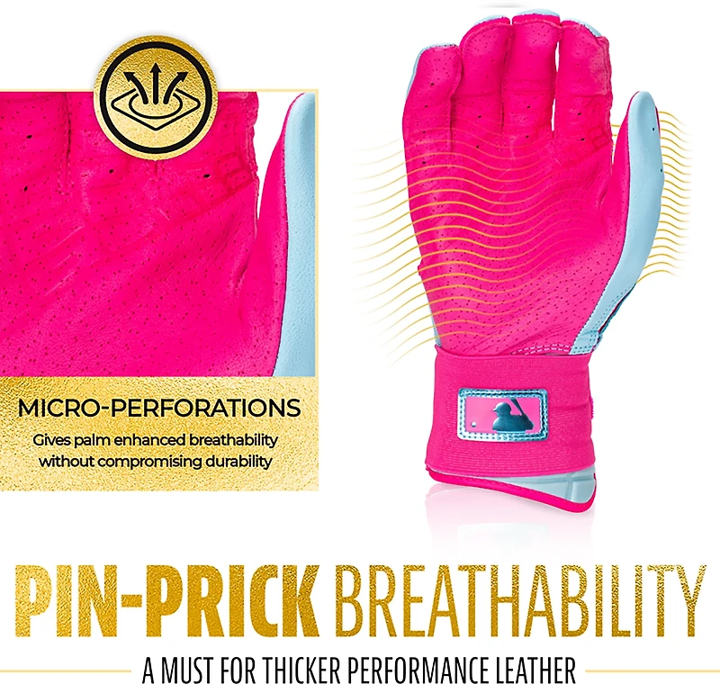 Franklin Sports Youth MLB Infinite Powerstrap Batting Gloves