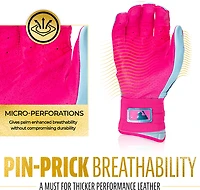 Franklin Sports Youth MLB Infinite Powerstrap Batting Gloves