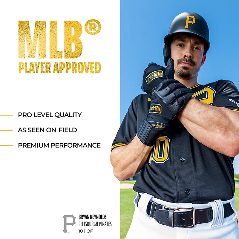 Franklin Sports Youth MLB Infinite Powerstrap Batting Gloves