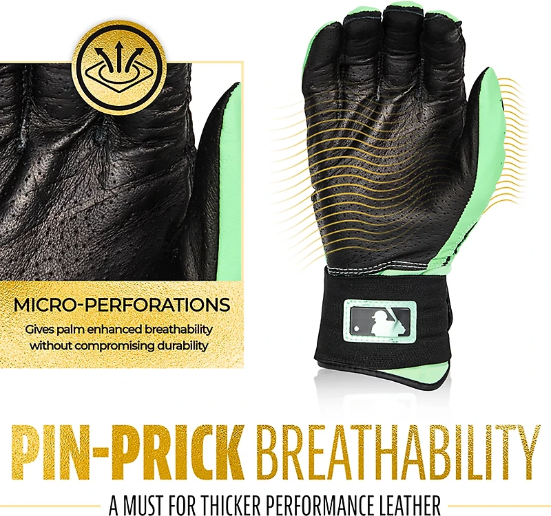 Franklin Sports Youth MLB Infinite Powerstrap Batting Gloves