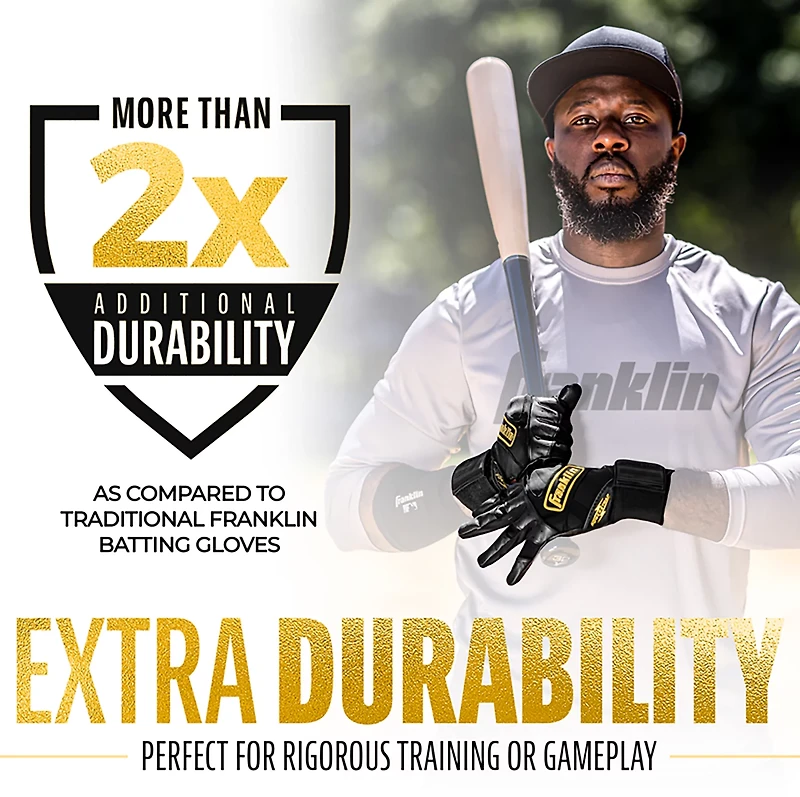 Franklin Sports Youth MLB Infinite Powerstrap Batting Gloves