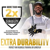 Franklin Sports Youth MLB Infinite Powerstrap Batting Gloves