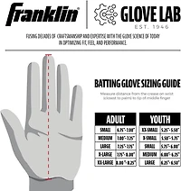 Franklin Sports Youth MLB Infinite Powerstrap Batting Gloves