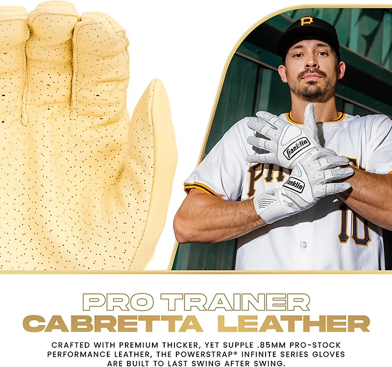 Franklin Sports Youth MLB Infinite Powerstrap Batting Gloves