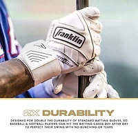 Franklin Sports Youth MLB Infinite Powerstrap Batting Gloves
