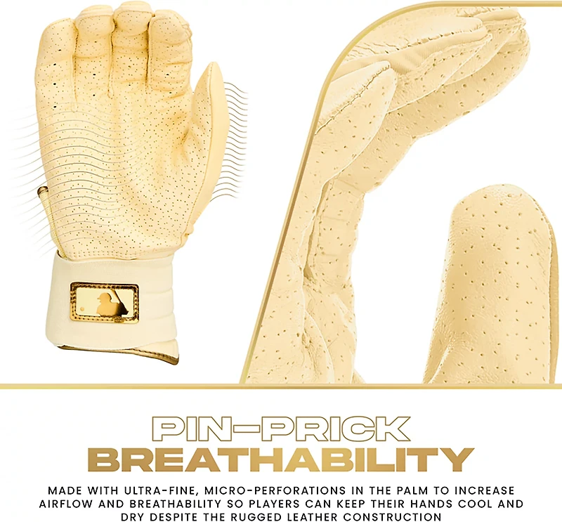Franklin Sports Youth MLB Infinite Powerstrap Batting Gloves