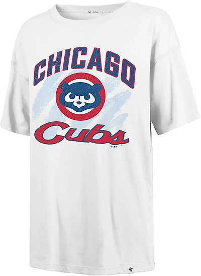 '47 Women's Chicago Cubs Shader Sadie Graphic T-shirt