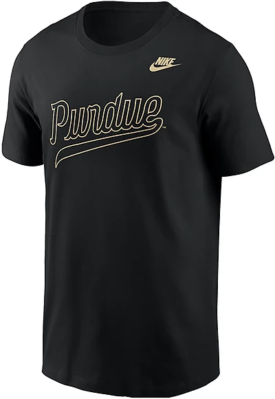 Nike Men's Purdue Vintage Wordmark Core T-shirt