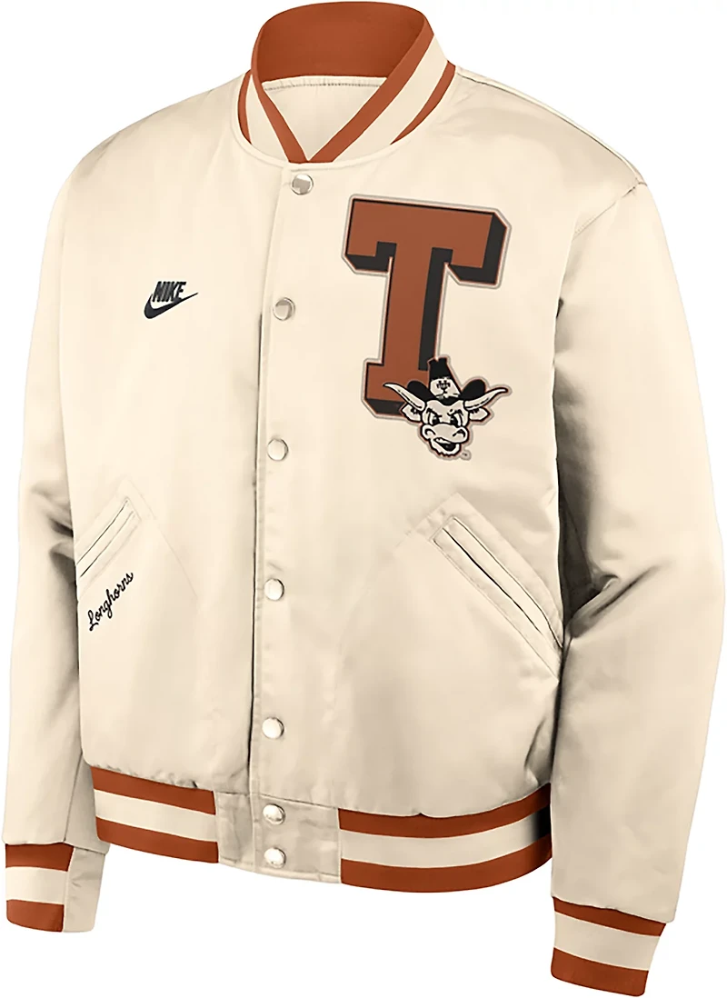 Nike Men's University of Texas Vault Logo Legacy Bomber Jacket
