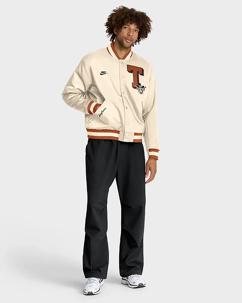 Nike Men's University of Texas Vault Logo Legacy Bomber Jacket