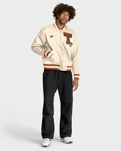 Nike Men's University of Texas Vault Logo Legacy Bomber Jacket