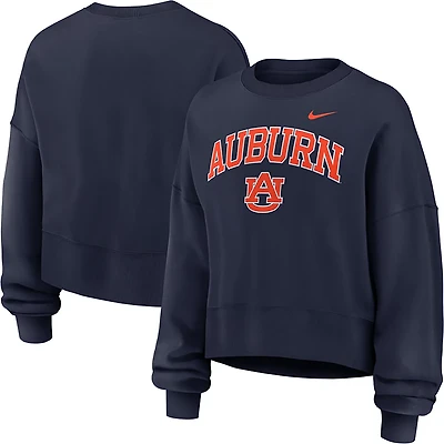 Nike Women's Auburn University Tigers Phoenix Arch Oversized Crew