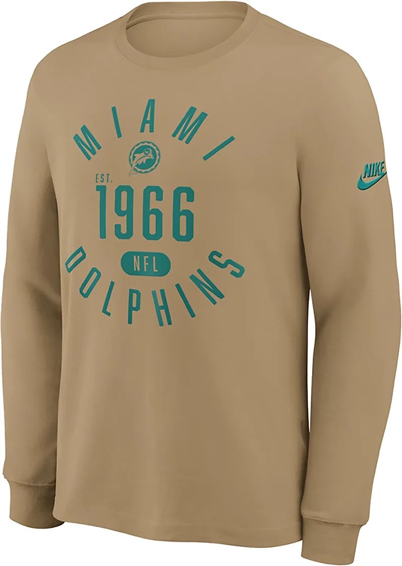 Nike Men's Dolphins Rewind Slub Long Sleeve T-shirt