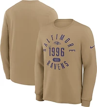 Nike Men's Ravens Rewind Slub Long Sleeve T-shirt