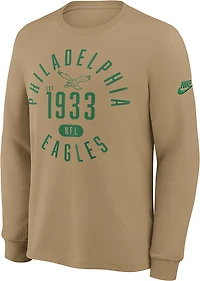 Nike Men's Eagles Rewind Slub Long Sleeve T-shirt