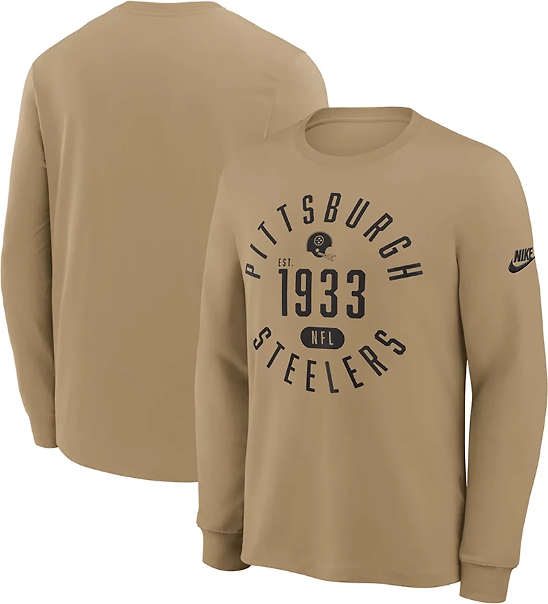Nike Men's Steelers Rewind Slub Long Sleeve T-shirt