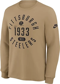 Nike Men's Steelers Rewind Slub Long Sleeve T-shirt