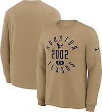 Nike Men's Houston Texans Rewind Slub Long Sleeve Graphic T-shirt