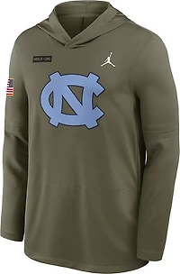 Jordan Men's UNC Military Appreciation Dri-FIT Lightweight Hoodie Top