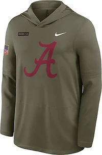 Nike Men's Alabama Military Appreciation Dri-FIT Lightweight Hoodie Top