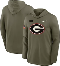Nike Men's Georgia Military Appreciation Dri-FIT Lightweight Hoodie Top