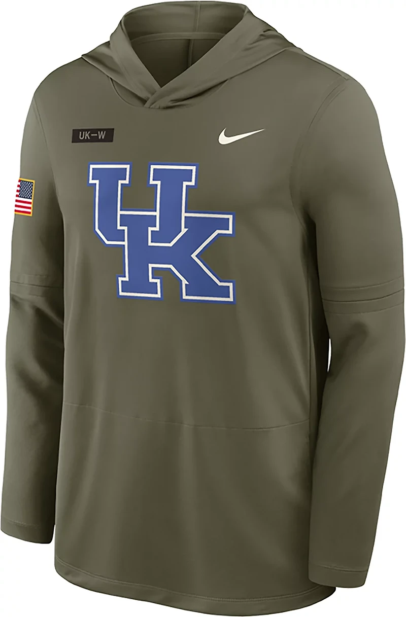 Nike Men's Kentucky Military Appreciation Dri-FIT Lightweight Hoodie Top
