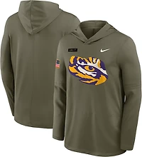 Nike Men's LSU Military Appreciation Dri-FIT Lightweight Hoodie Top