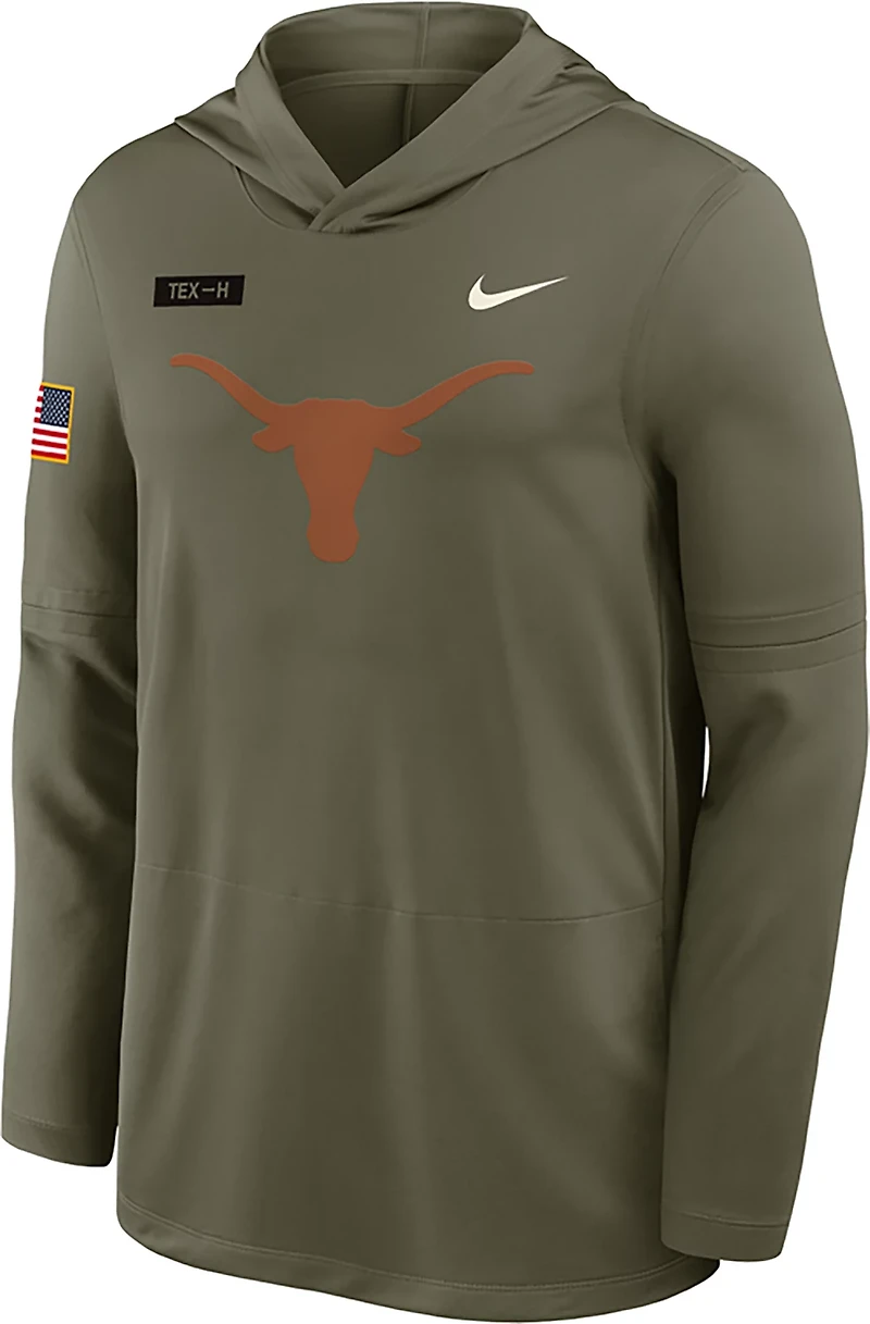 Nike Men's Texas Military Appreciation Dri-FIT Lightweight Hoodie Top