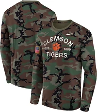 Nike Men's Clemson Military Appreciation Dri-FIT Legend Long Sleeve T-shirt