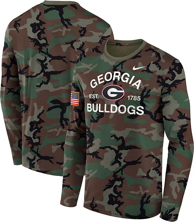 Nike Men's Georgia Military Appreciation Dri-FIT Legend Long Sleeve T-shirt
