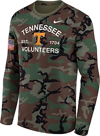 Nike Tennessee Volunteers 2025 Military Appreciation Legend Dri-FIT Long Sleeve T-Shirt