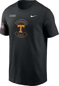 NUT TENN BLACK NCAA NIK 2025 MILITARY APPRECIATION DRI-FIT COTTON SS TEE TEEMENSCR
