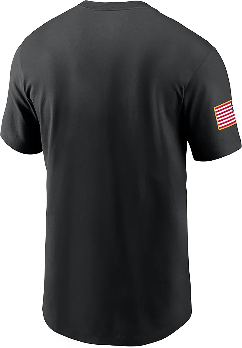 NUT TEXAS BLACK NCAA NIK 2025 MILITARY APPRECIATION DRI-FIT COTTON SS TEE TEEMENSCR