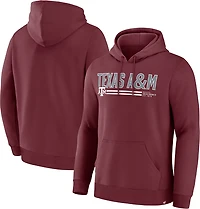 Fanatics Men's Texas A&M Aggies Wordmark Stripe Legacy Fleece Hoodie