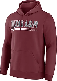 Fanatics Men's Texas A&M Aggies Wordmark Stripe Legacy Fleece Hoodie